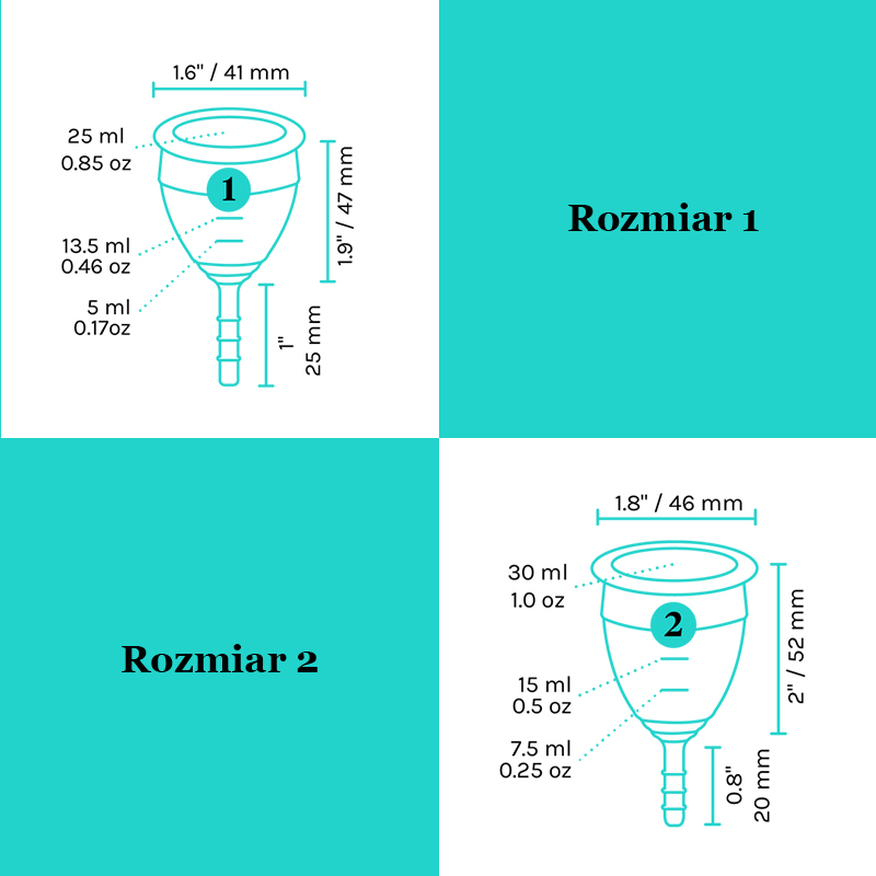 Lunette kubeczek menstruacyjny rozmiar 2