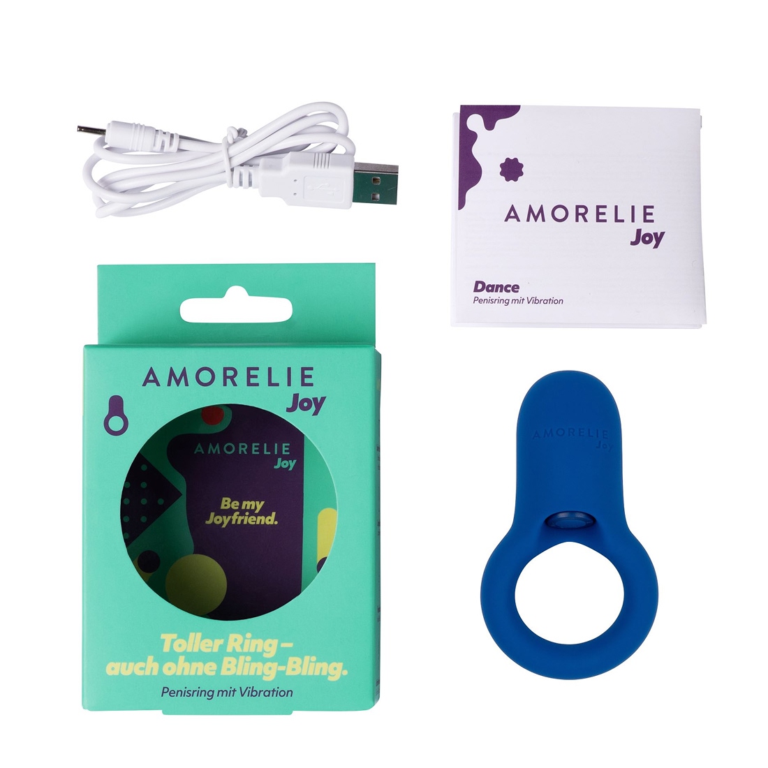 Amorelie Joy Dance wibrujący pierścień erekcyjny