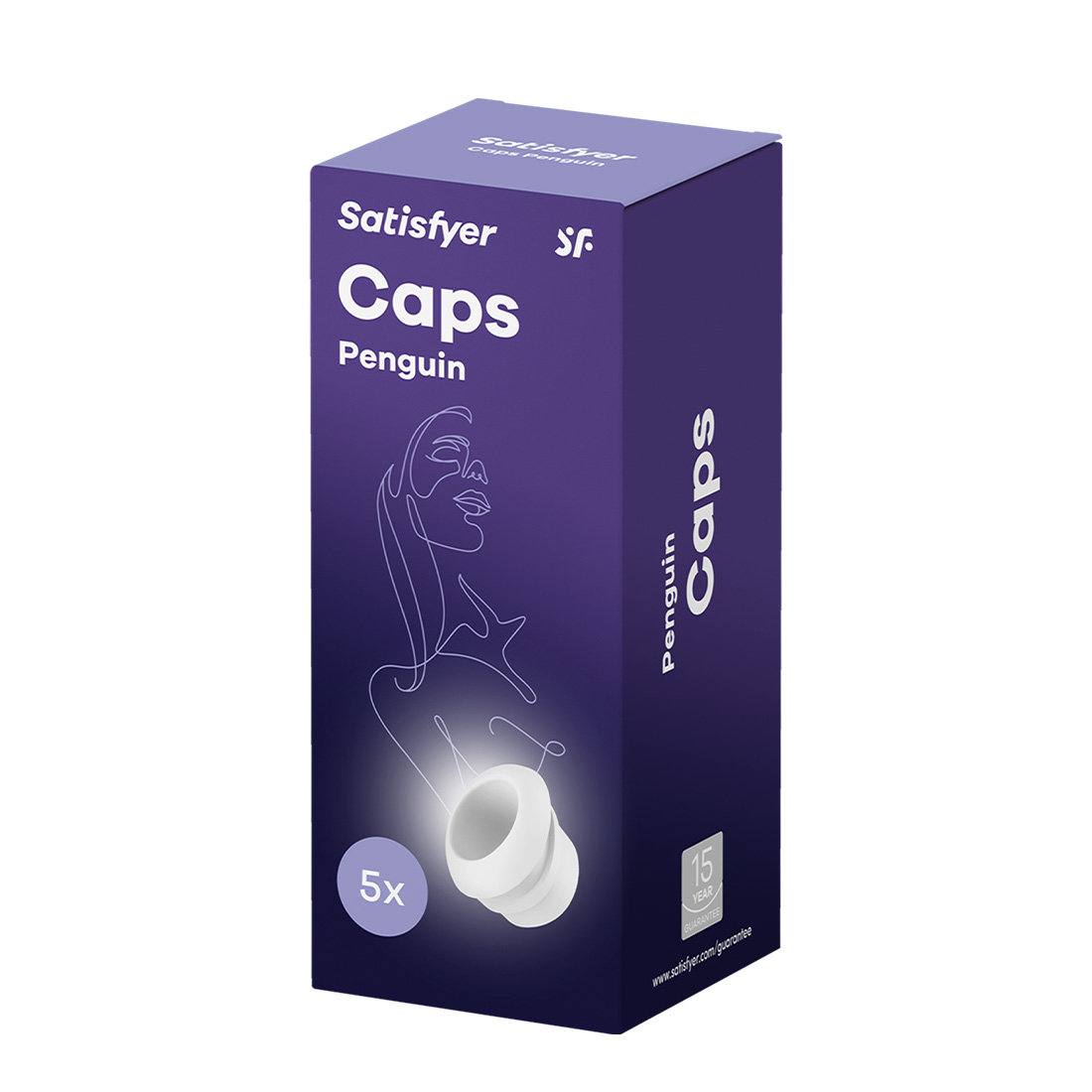 Satisfyer Caps Penguin wymienne nakładki