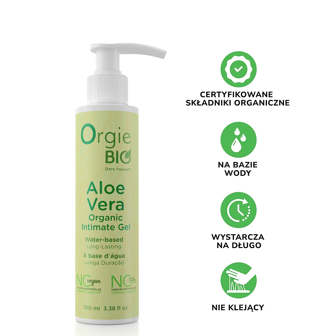 Orgie Bio Aloe Vera organiczny lubrykant na bazie wody