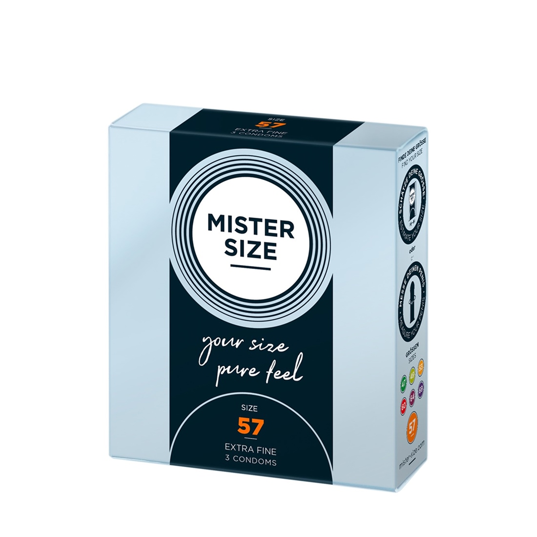 Mister Size 57 prezerwatywy dopasowane do rozmiaru