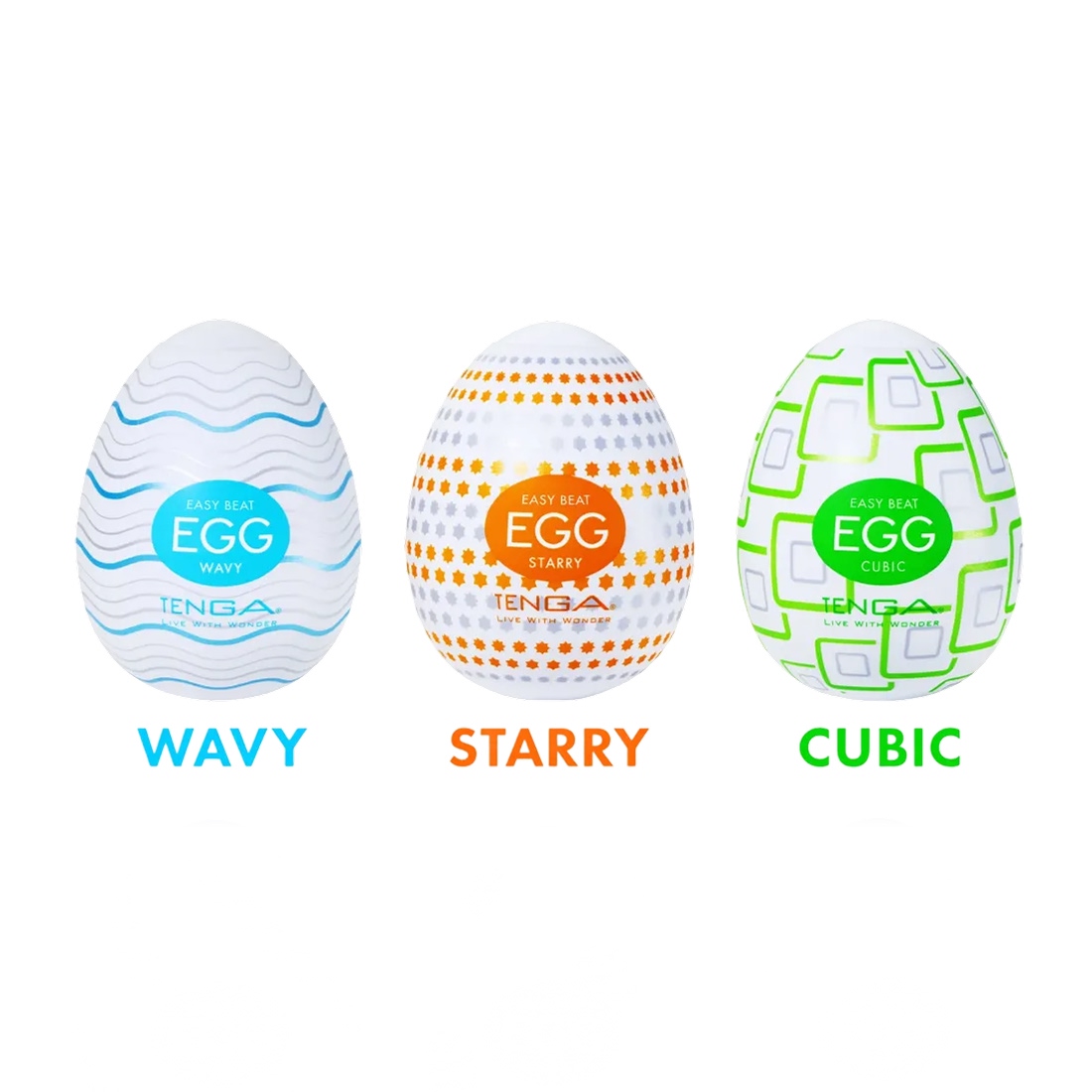 Tenga Egg Standard Set 1 zestaw 3 masturbatorów