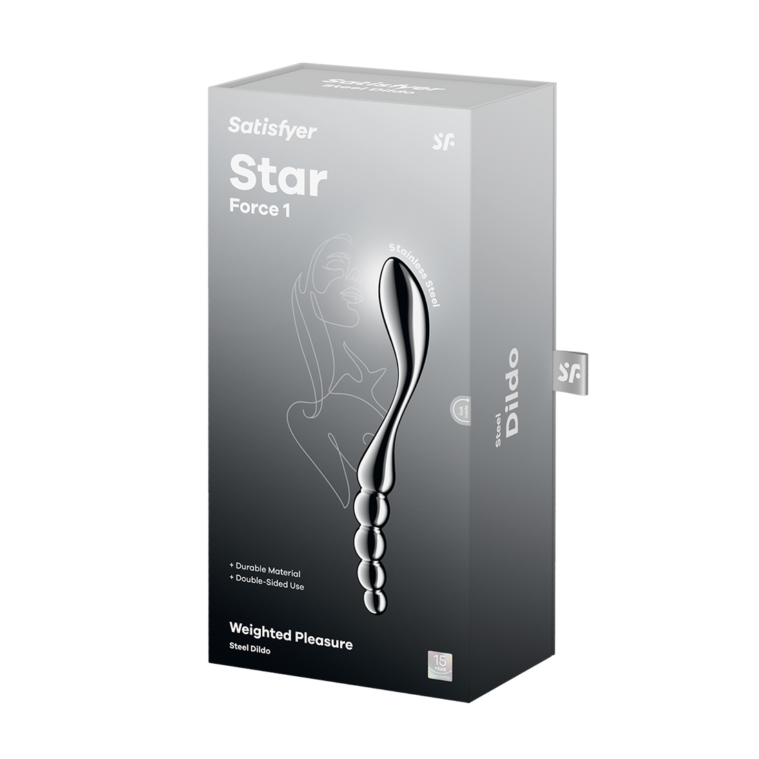 Satisfyer Star Force 1 stalowe dildo