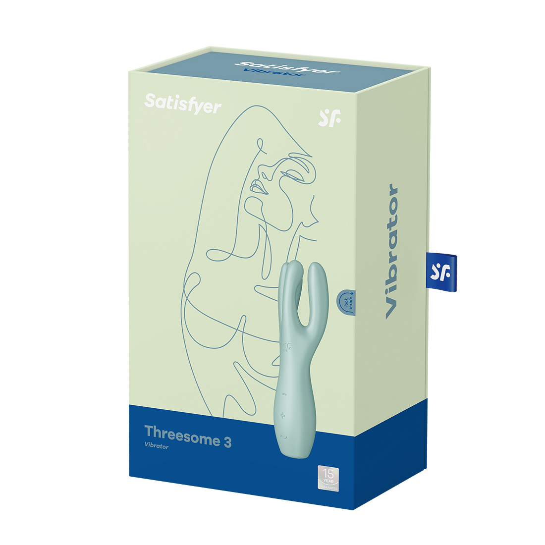 Satisfyer Threesome 3 masażer z ruchomymi paluszkami