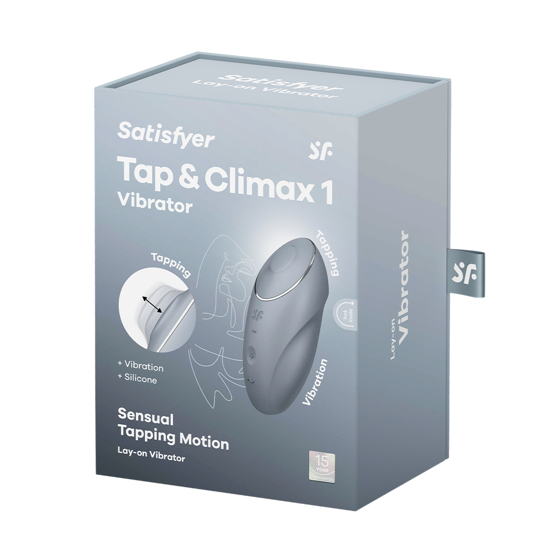 Satisfyer Tap & Climax masażer łechtaczki z pulsującą wypustką 