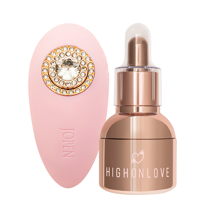 HighOnLove Objects Of Desire zestaw prezentowy z masażerem i olejkiem stymulującym łechtaczkę