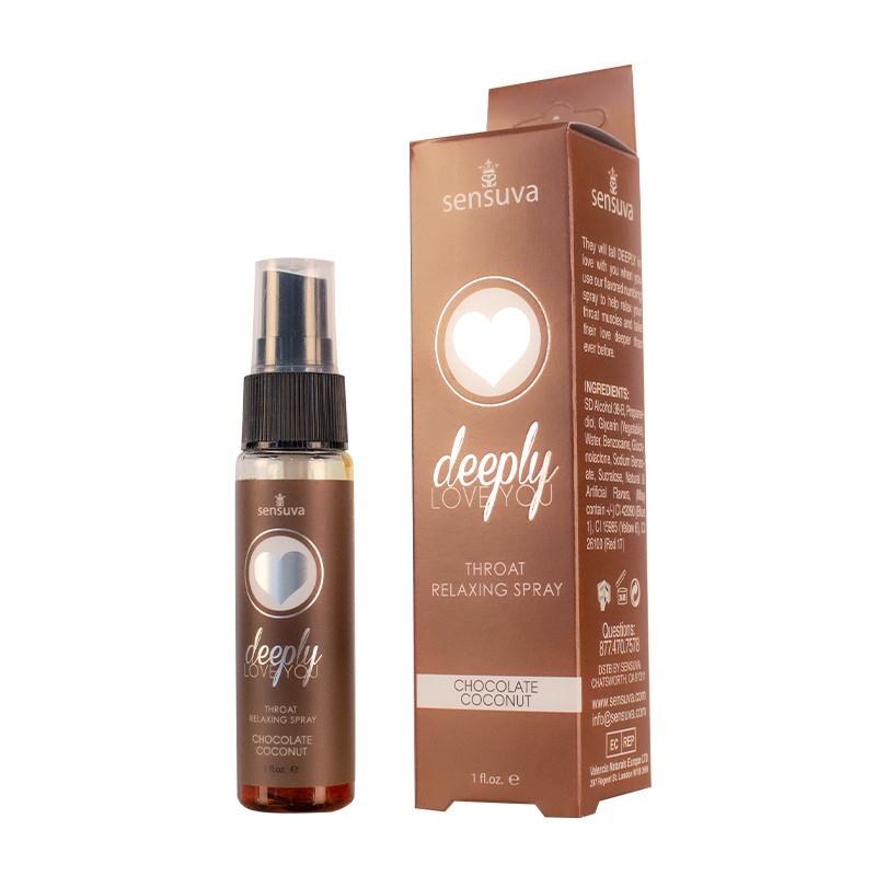 Sensuva Deeply Love You rozluźniający spray do seksu oralnego