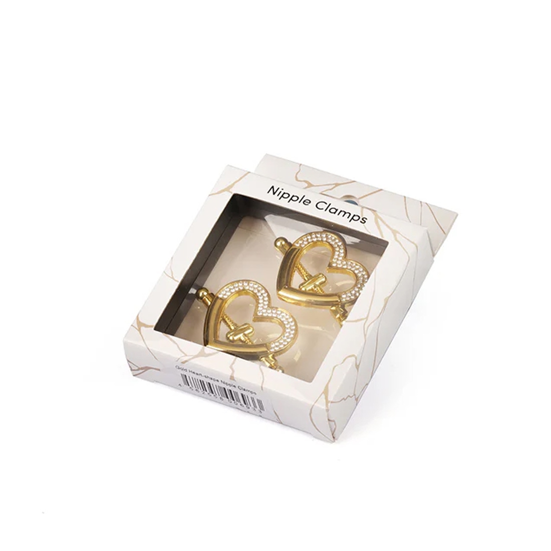 Liebe Seele Heart-shaped Nipple Clamps zaciski na sutki z cyrkoniami