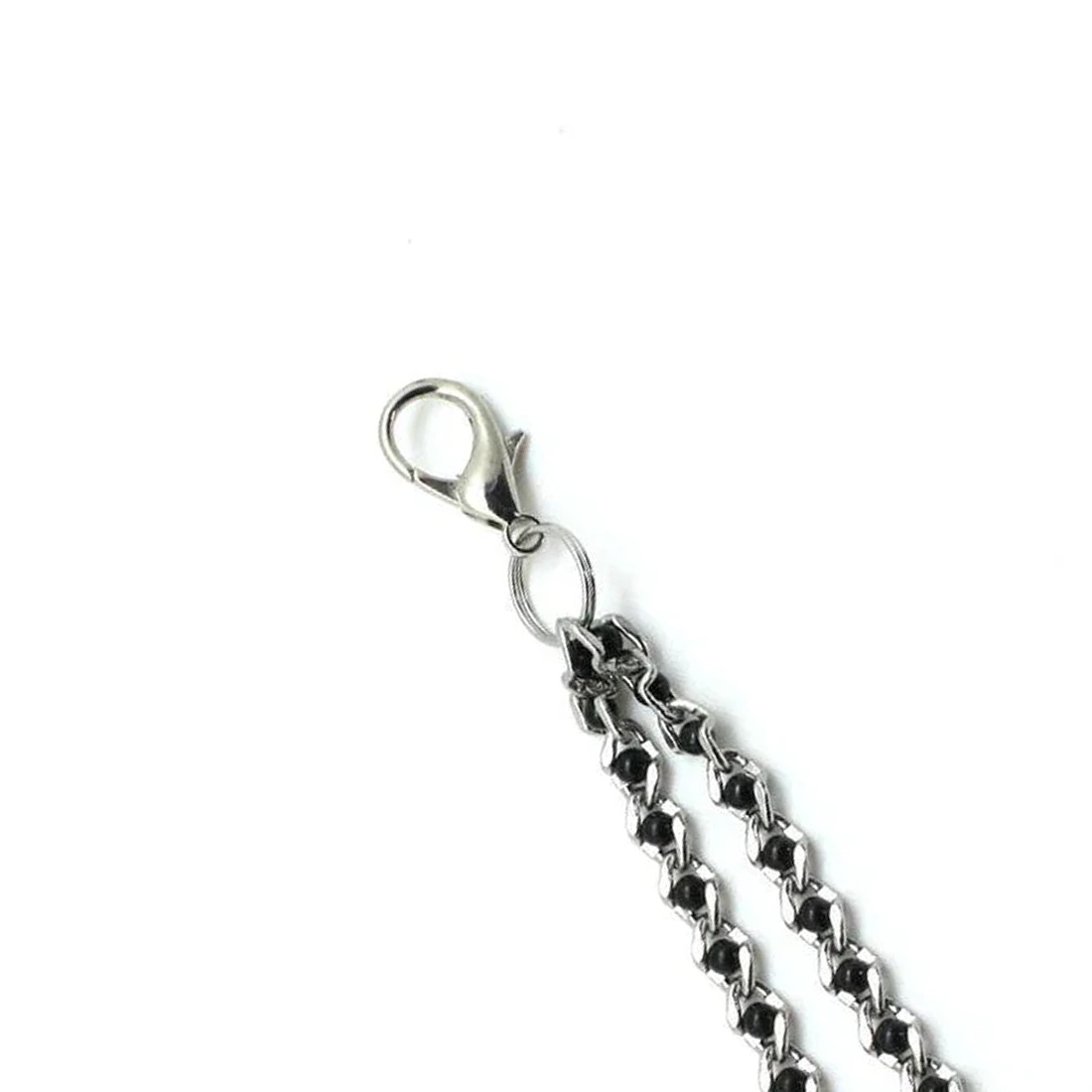 Liebe Seele Black Beads zaciski na sutki z łańcuszkiem