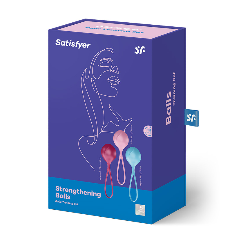 Satisfyer Strengthening Balls zestaw kulek do ćwiczeń mięśni dna miednicy 