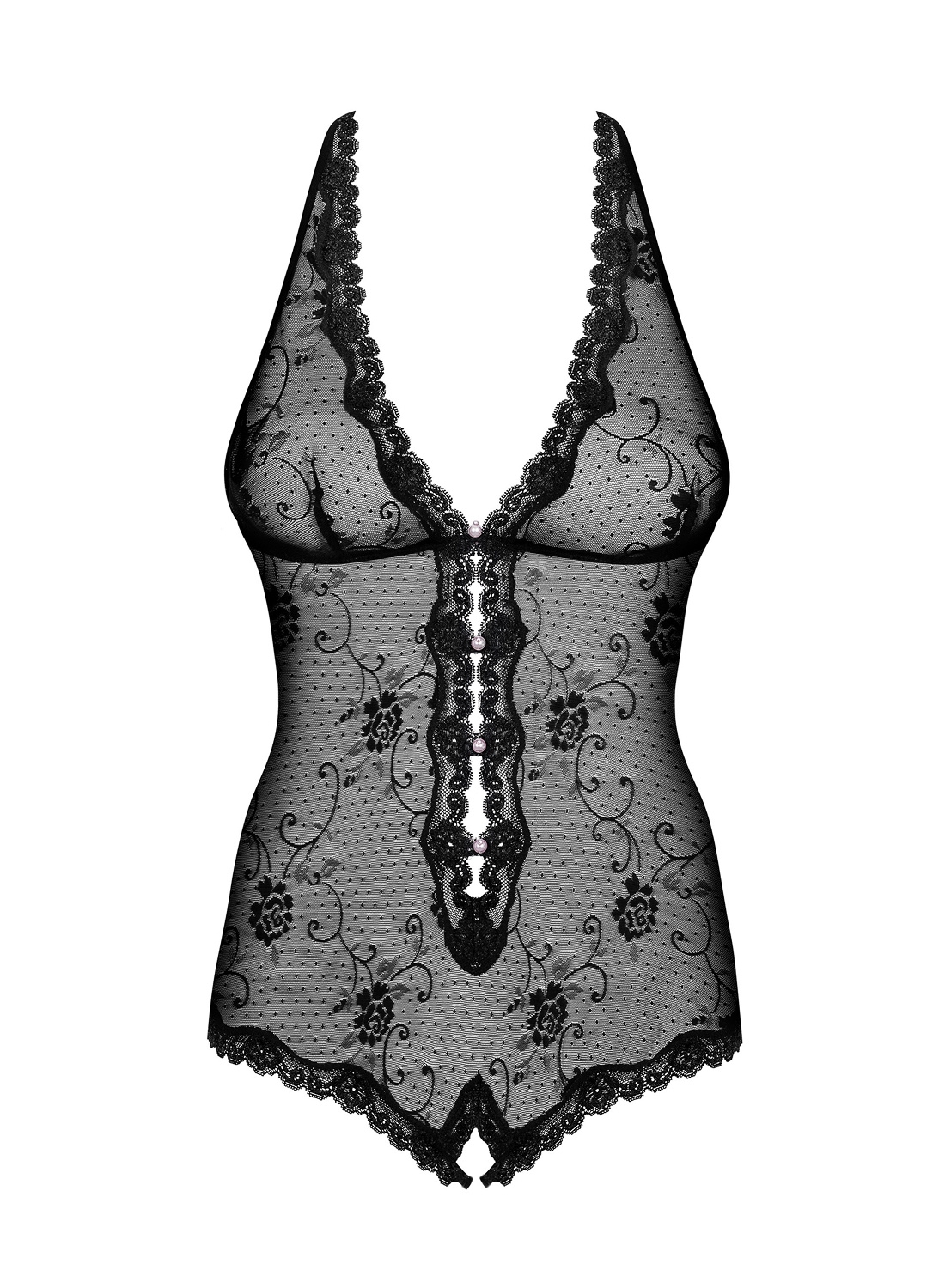 Obsessive Fiorenta body z otwartym krokiem