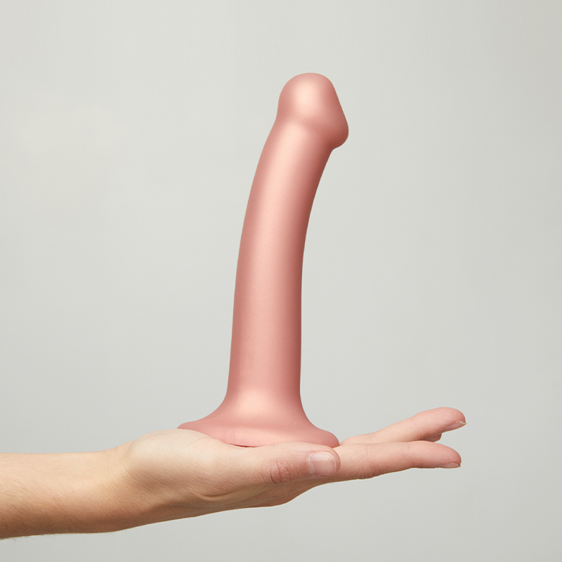 Strap-On-Me Mono Density dildo z przyssawką metaliczne M