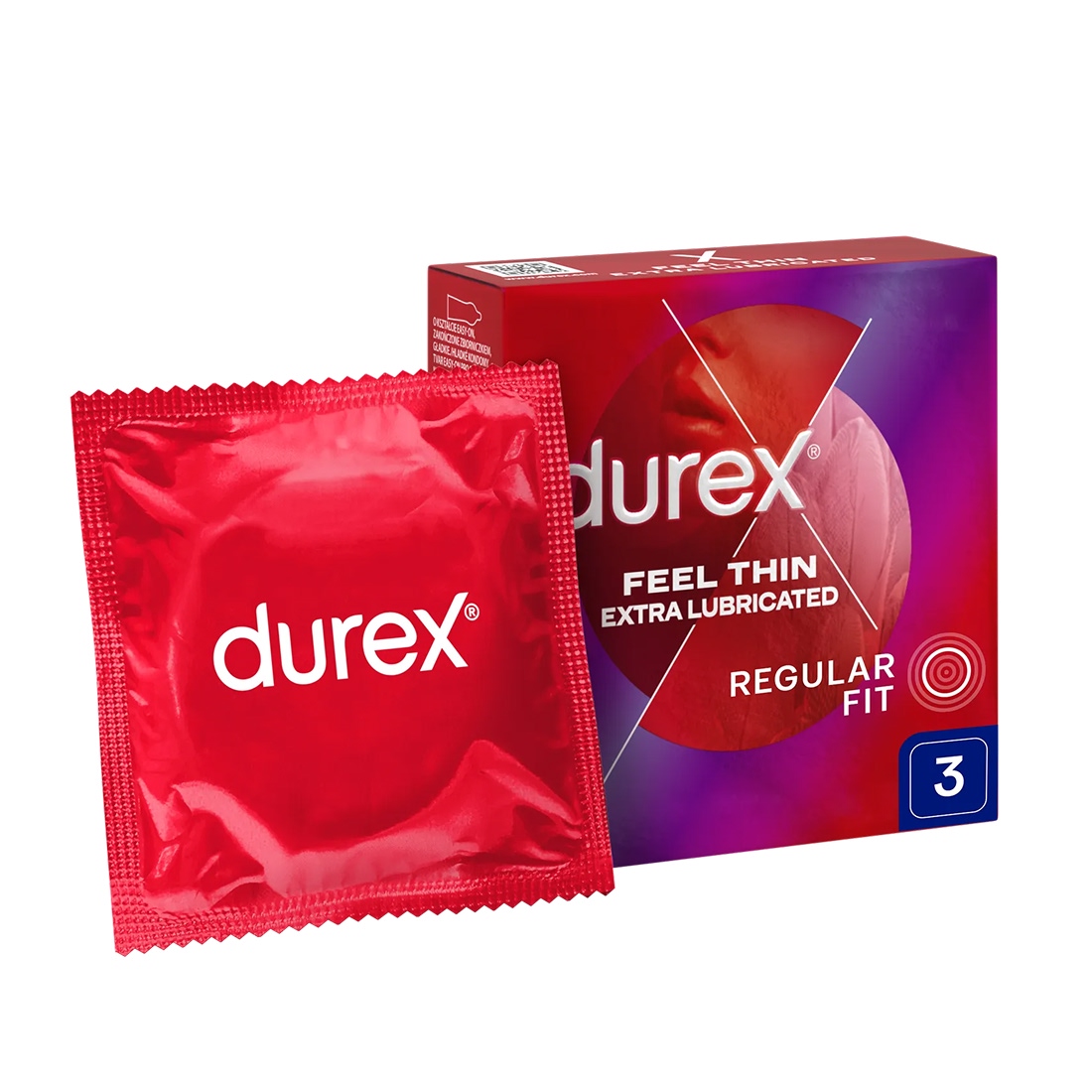 Durex Feel Thin ultracienkie dodatkowo nawilżane prezerwatywy