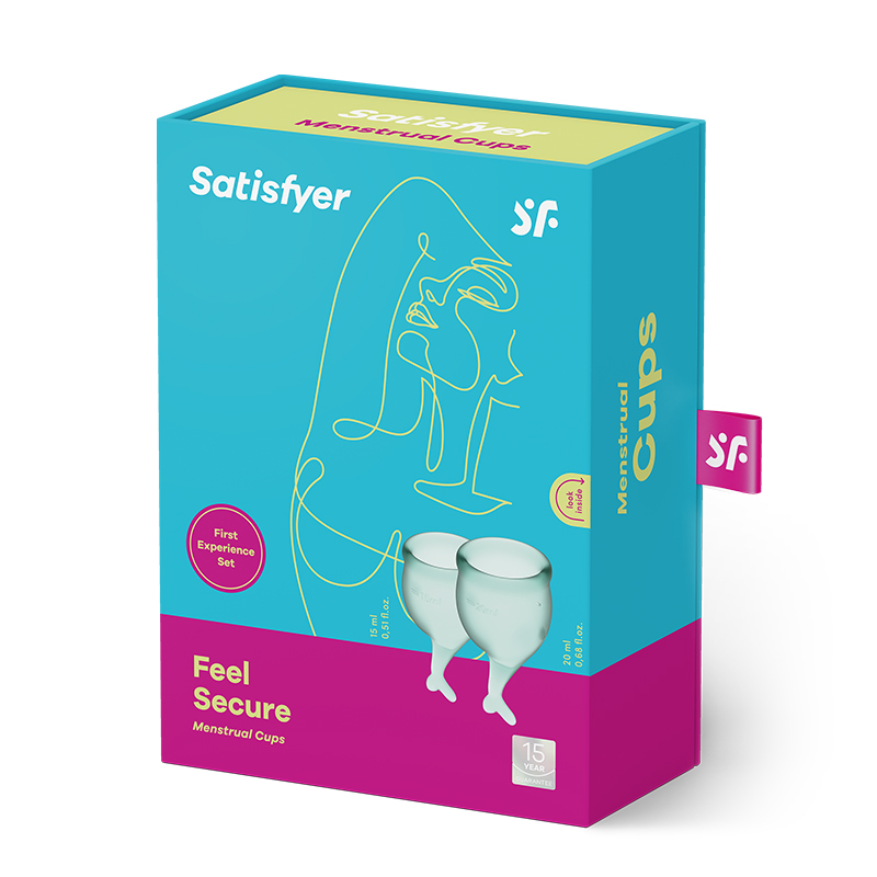 Satisfyer Feel Secure zestaw kubeczków menstruacyjnych