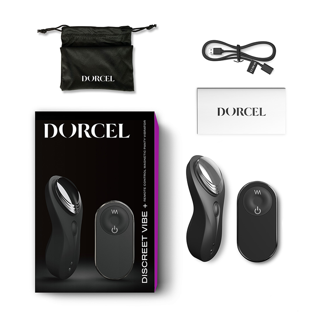 Dorcel Discreet Vibe+ masażer do noszenia pod bielizną sterowany pilotem