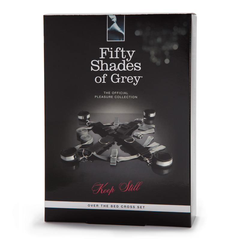 Fifty Shades of Grey Keep Still zestaw do krępowania na łóżku