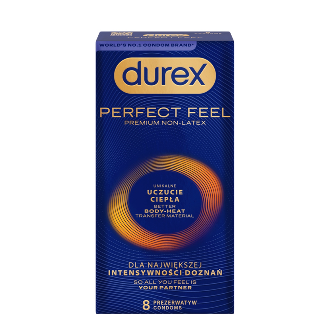 Durex Perfect Feel ultracienkie prezerwatywy nielateksowe