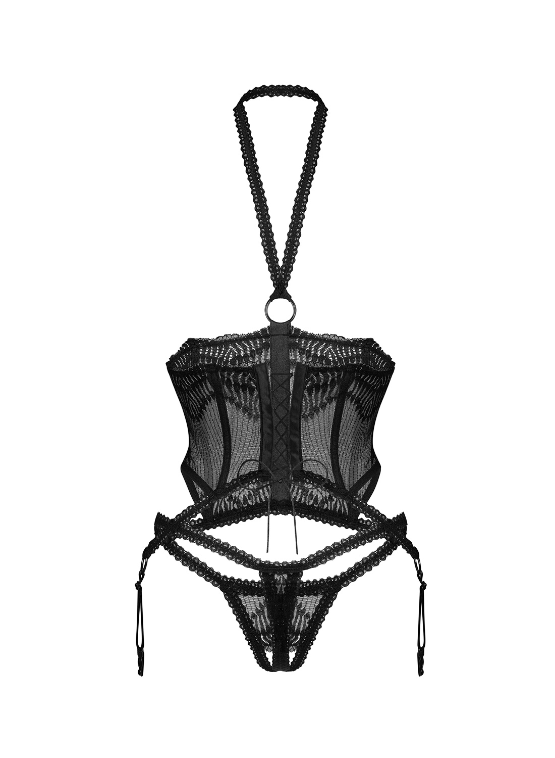 Obsessive Alliane gorset i stringi