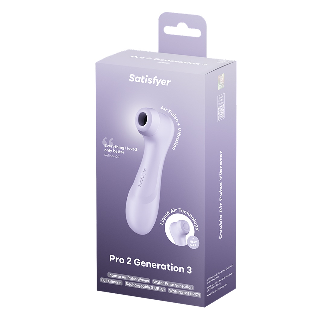 Satisfyer Pro 2 Generation 3 bezdotykowo-wibrujący masażer łechtaczki