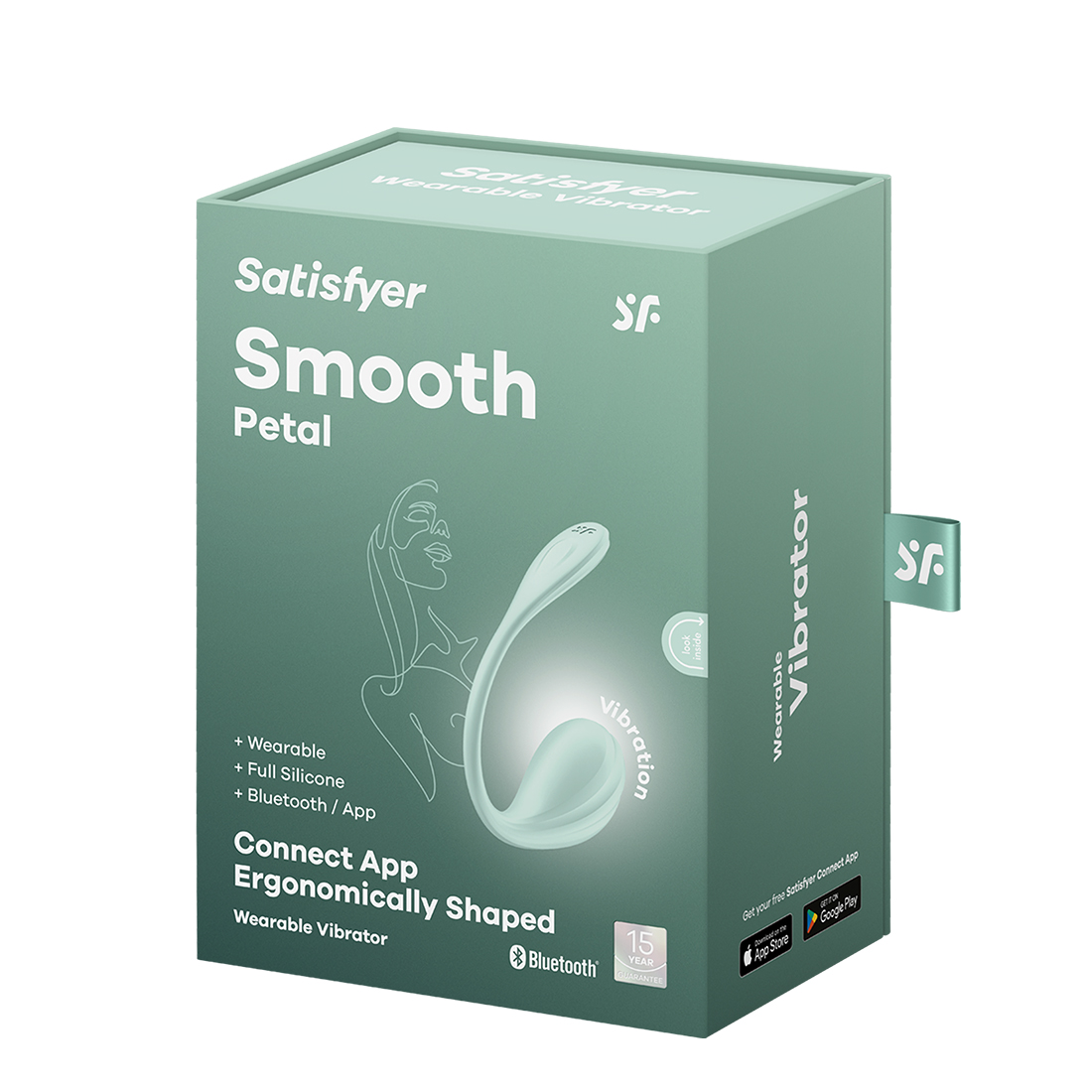 Satisfyer Smooth Petal wibrująca kulka sterowana telefonem 