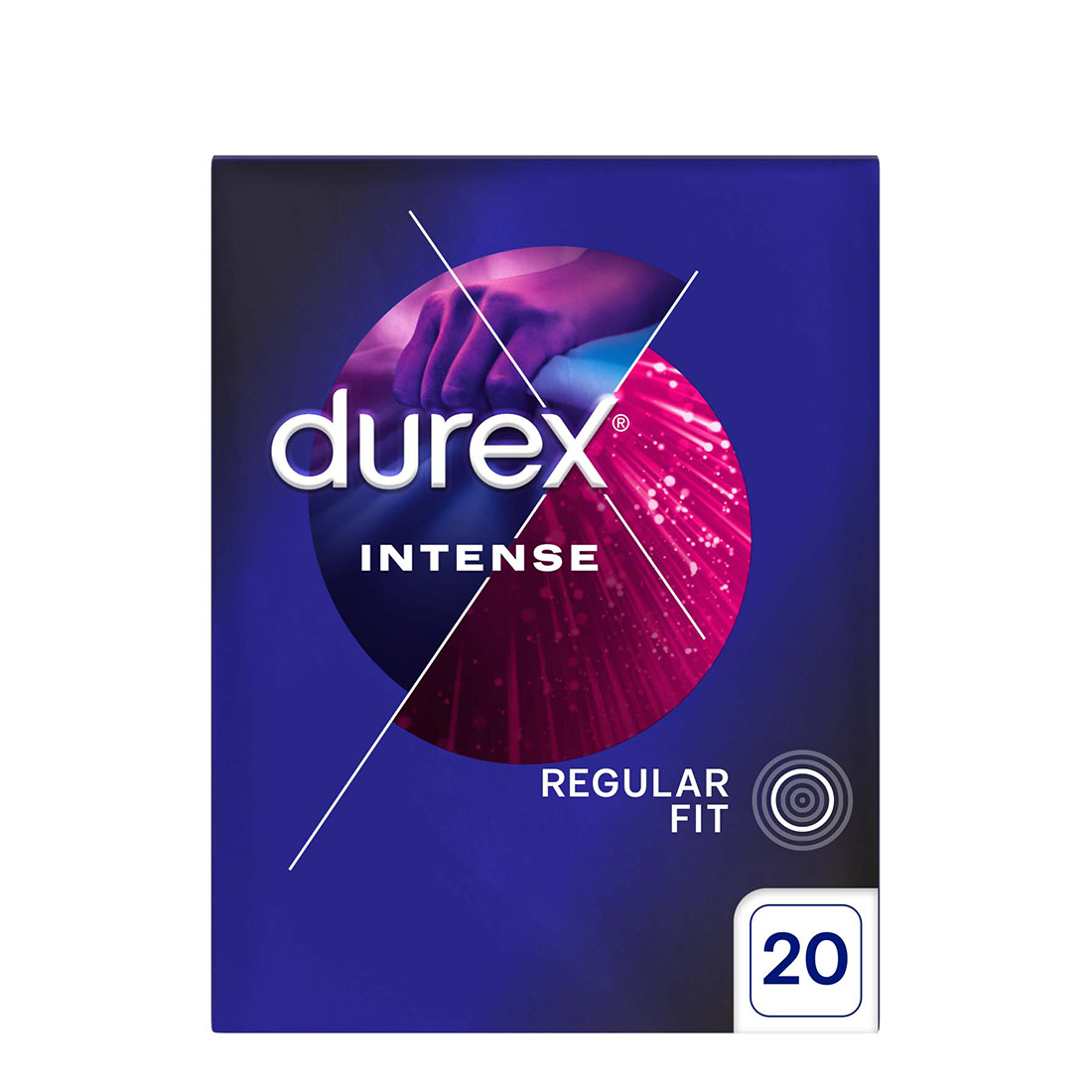 Durex Intense prezerwatywy z prążkami, wypustkami i żelem stymulującym