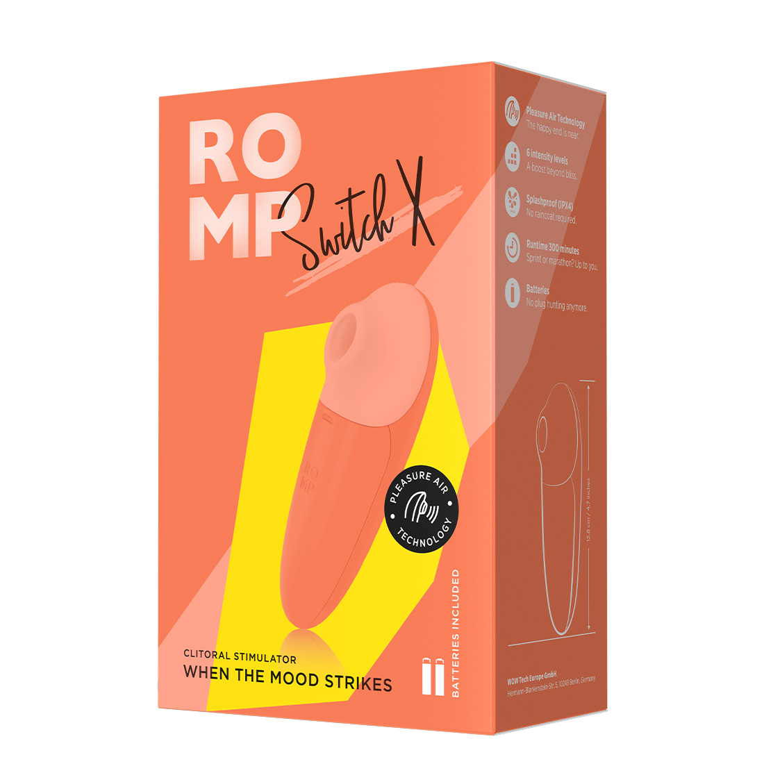 Romp by Womanizer Switch X bezdotykowy masażer łechtaczki