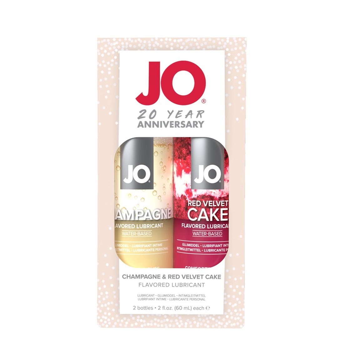 System JO 20 Year Anniversary Gift Set prezentowy zestaw smakowych lubrykantów