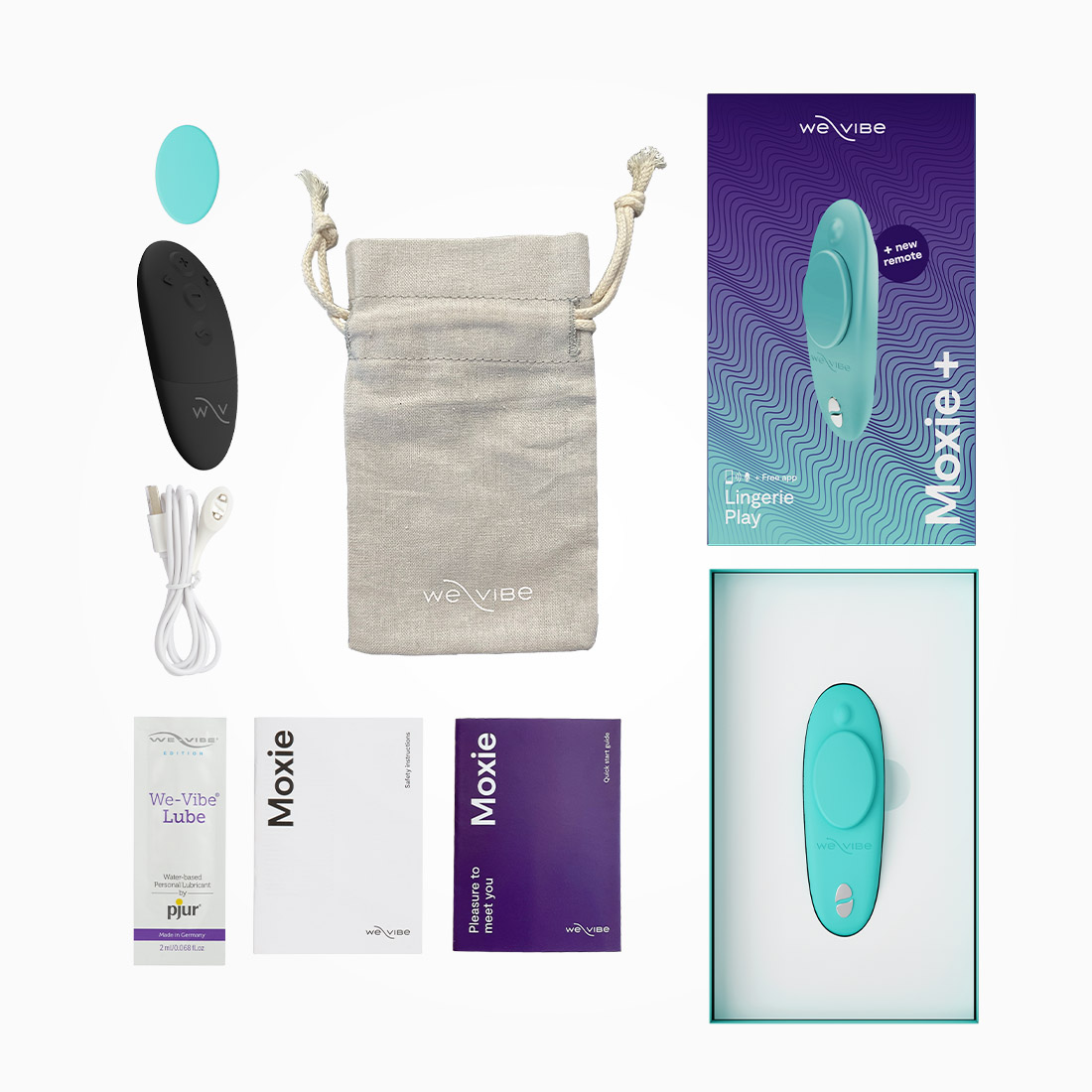 We-Vibe Moxie Plus zdalnie sterowany masażer do noszenia pod bielizną