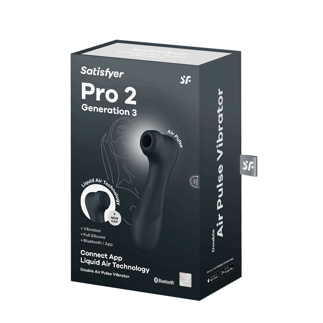 Satisfyer Pro 2 Generation 3 App bezdotykowo-wibrujący masażer łechtaczki sterowany telefonem