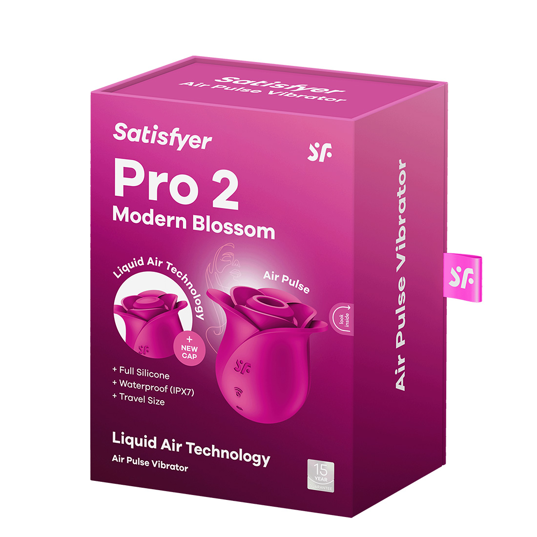 Satisfyer Pro 2 Modern Blossom bezdotykowy masażer łechtaczki w kształcie róży