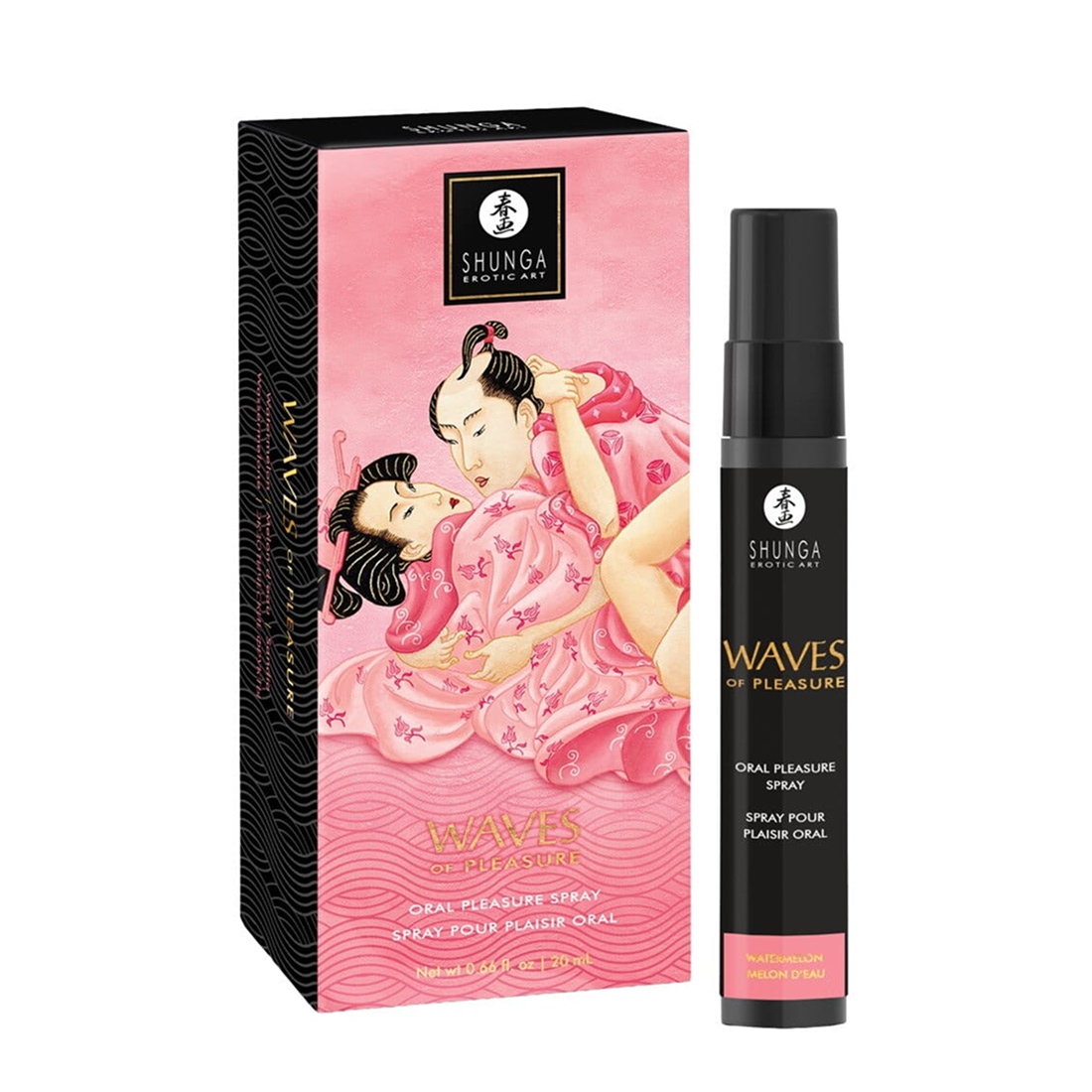 Shunga Waves Of Pleasure spray oralny o smaku arbuzowym