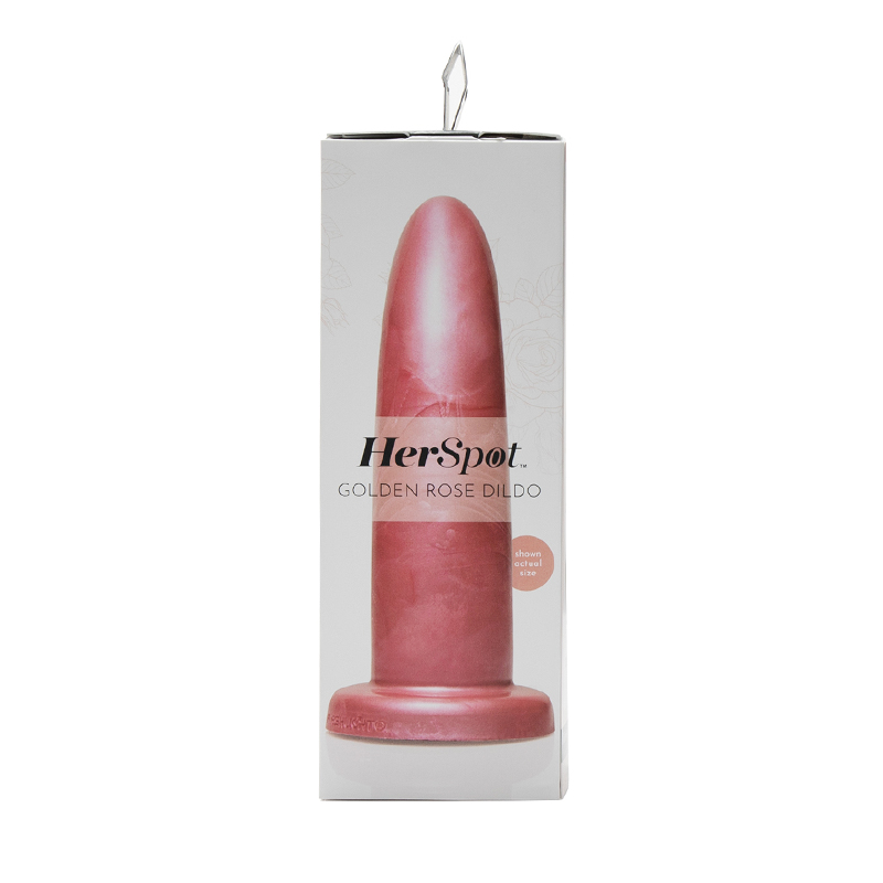 HerSpot by Fleshlight Golden Rose dildo