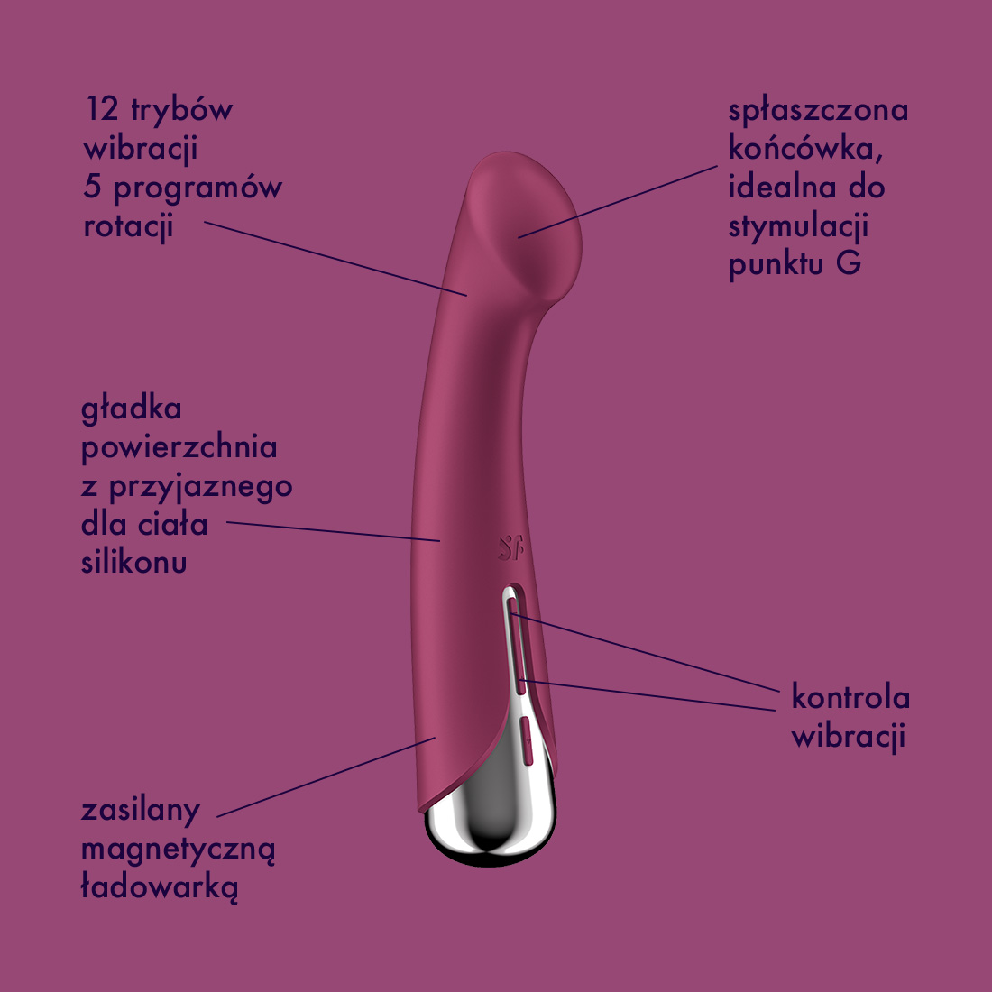 Satisfyer Spinning G-Spot rotujący wibrator punktu G 