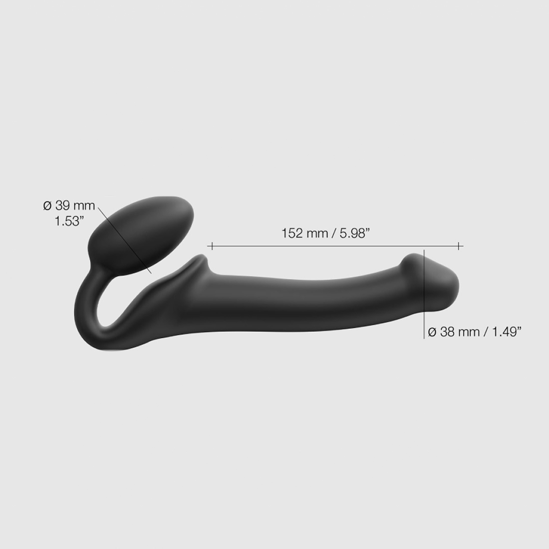 Strap-On-Me Semi-Realistic Bendable strap-on M Strap-On-Me Semi-Realistic Bendable strap-on M
