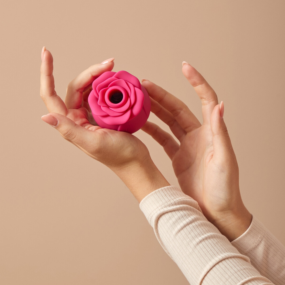Satisfyer Pro 2 Classic Blossom bezdotykowy masażer łechtaczki w kształcie róży