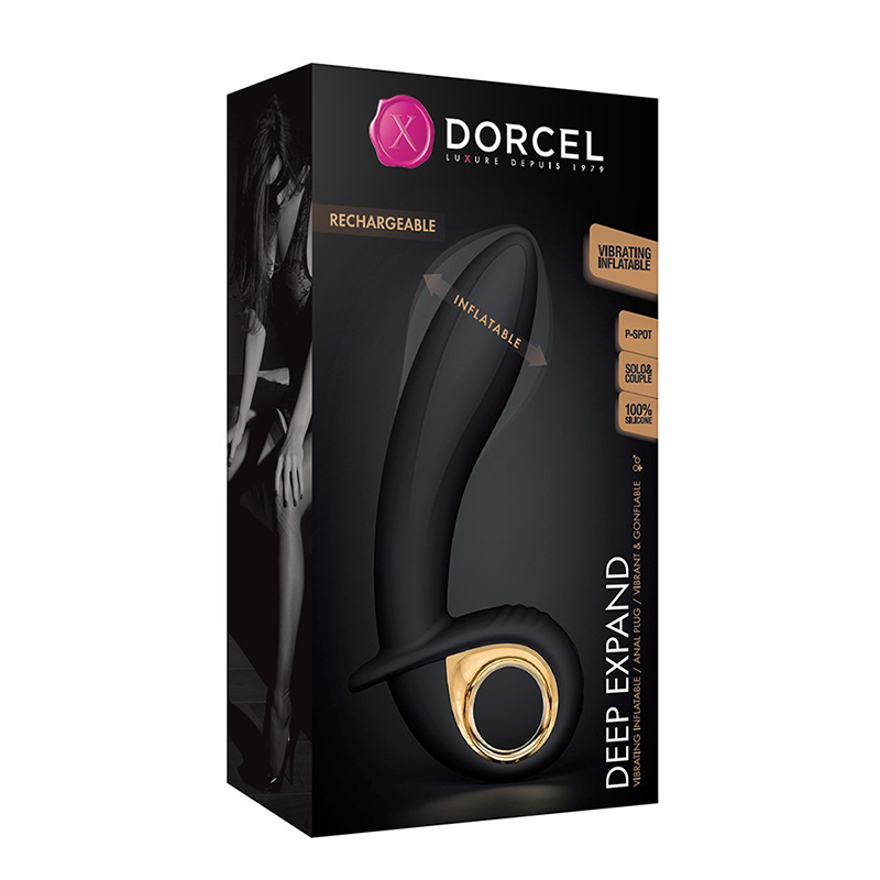 Dorcel Deep Expand wibrujący korek analny o zmiennej średnicy