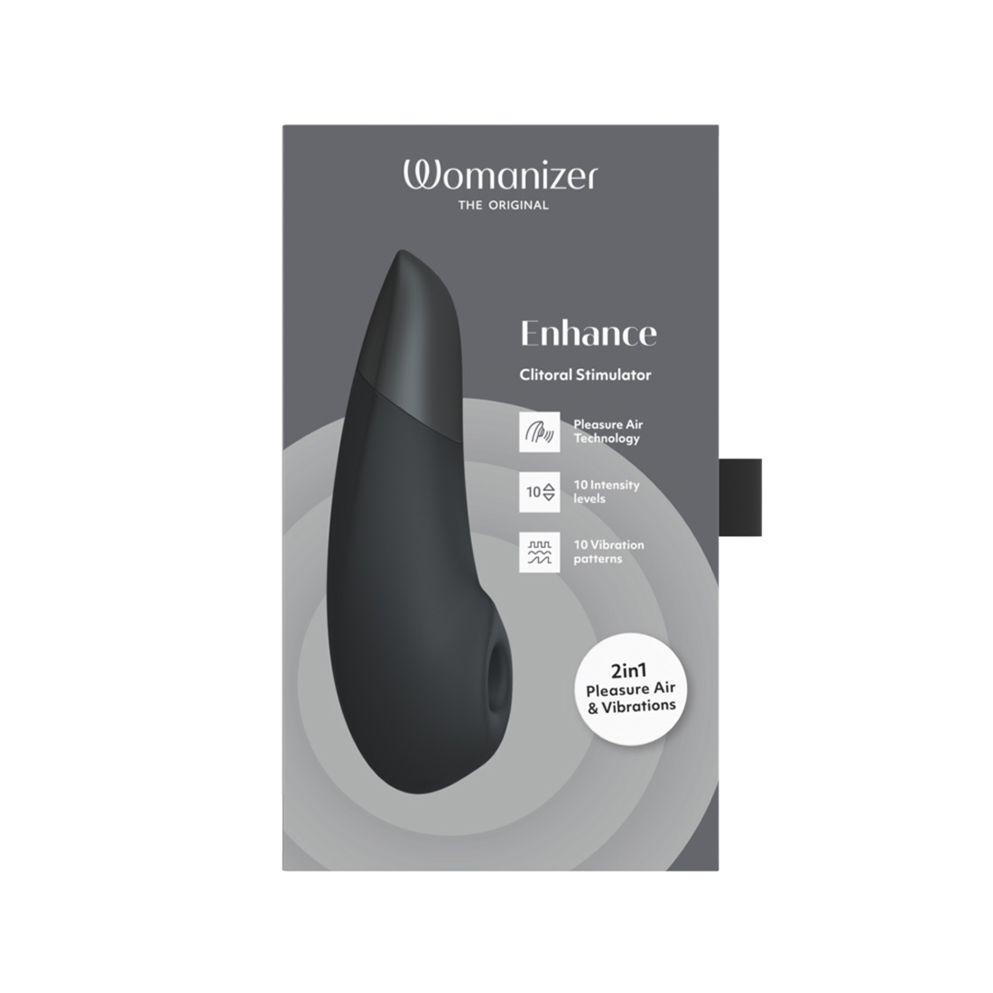 Womanizer Enhance bezdotykowo-wibrujący masażer łechtaczki 2 w 1