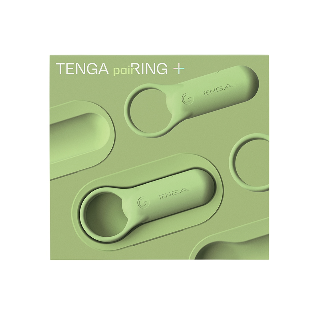 Tenga paiRing+ powiększony wibrujący pierścień dla par