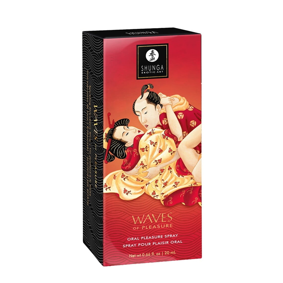 Shunga Waves Of Pleasure spray oralny o smaku szampana z truskawkami