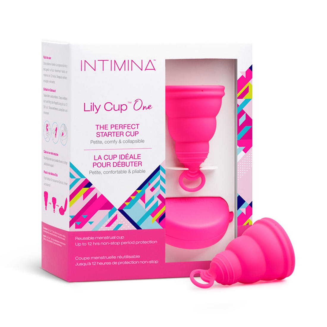 Intimina Lily Cup One składany kubeczek menstruacyjny dla początkujących 