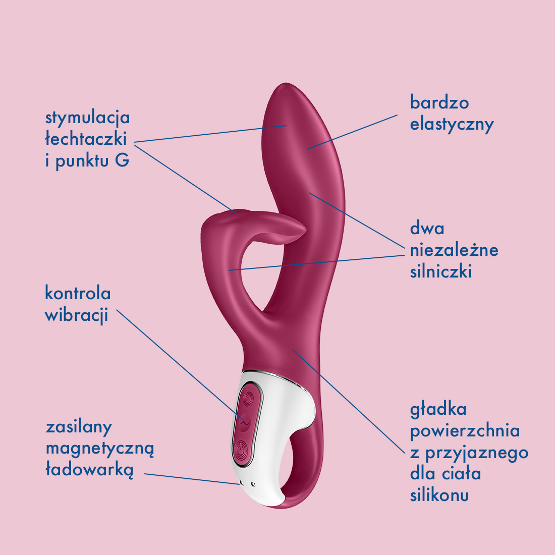 Satisfyer Embrace Me wibrator króliczek 