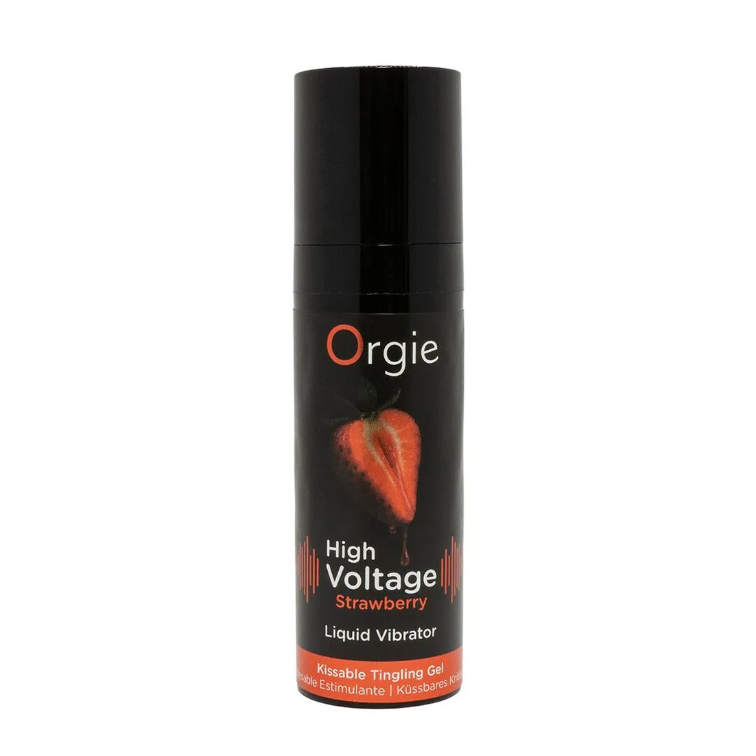 Orgie High Voltage mocny żel stymulujący dla par o smaku truskawki