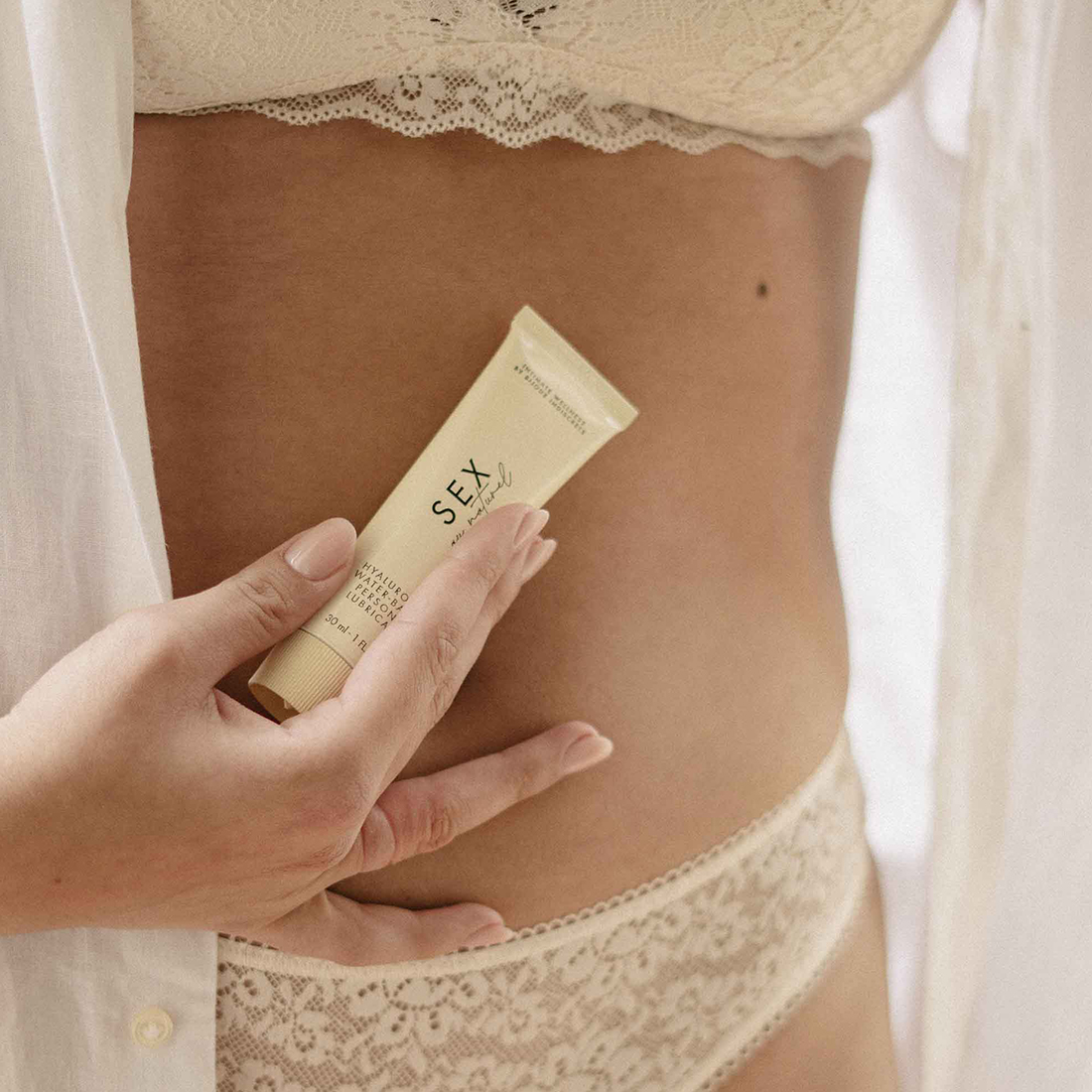 Bijoux Indiscrets Sex Au Naturel lubrykant na bazie wody z kwasem hialuronowym