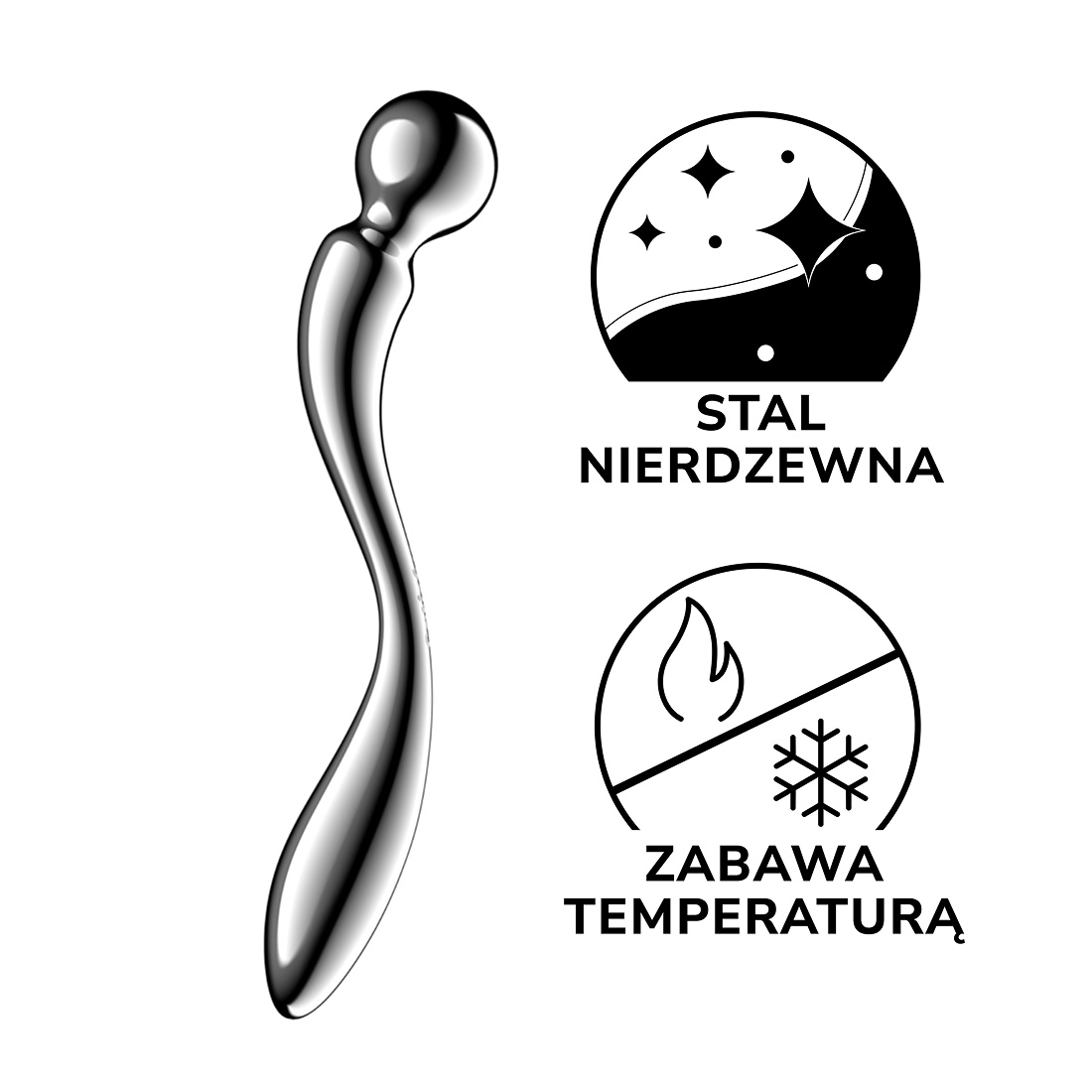 Satisfyer Star Force 2 stalowe dildo