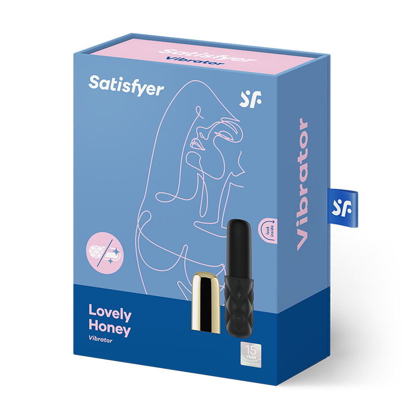 Satisfyer Lovely Honey miniwibrator w kształcie szminki 