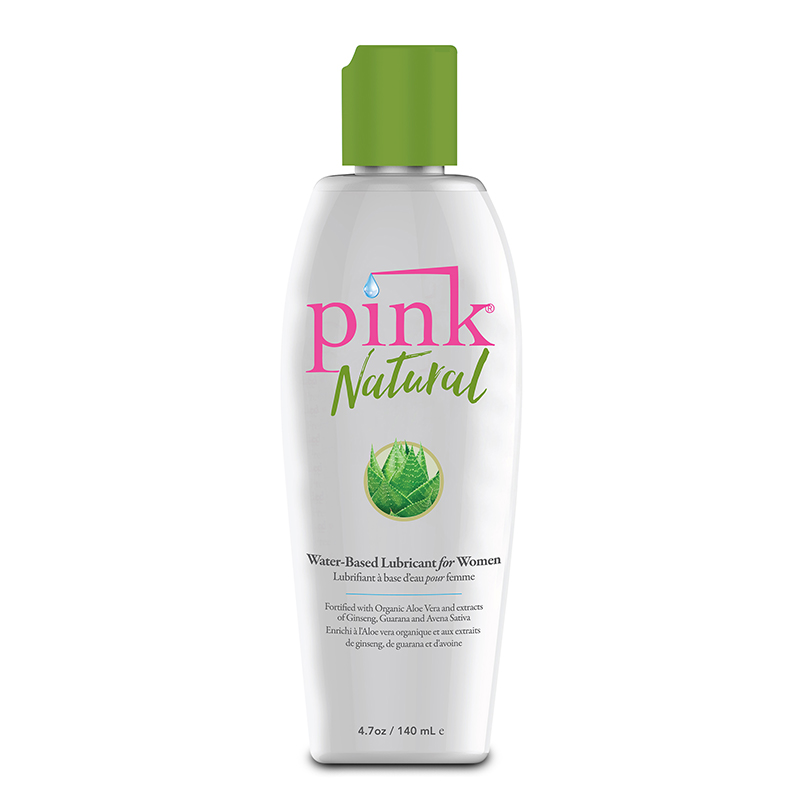 Pink Natural łagodzący lubrykant z organicznym aloesem 