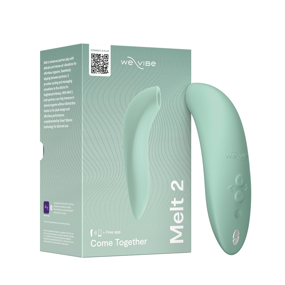 We-Vibe Melt 2 zdalnie sterowany bezdotykowy masażer łechtaczki
