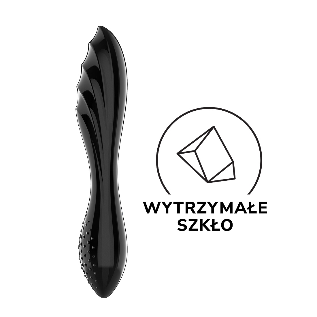 Satisfyer Dazzling Crystal szklane dildo