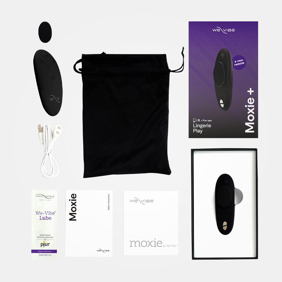 We-Vibe Moxie Plus zdalnie sterowany masażer do noszenia pod bielizną