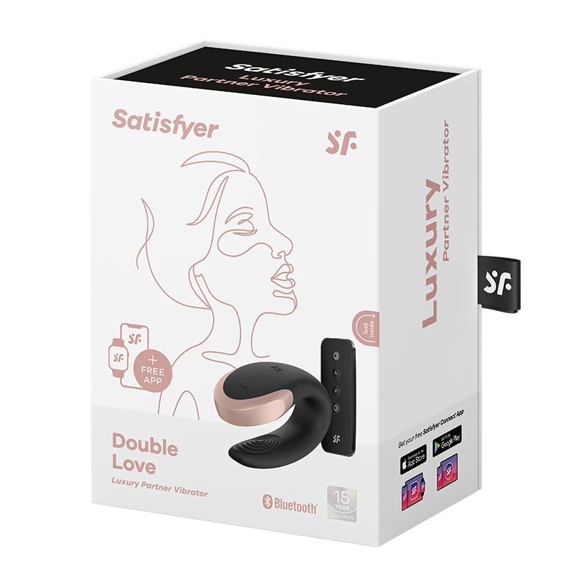 Satisfyer Double Love wibrator dla par sterowany pilotem i telefonem